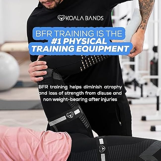 | Booty Blood Flow Restriction Bands For Women With Training Guide For Legs, Glutes, Occlusion Bands For Workout, BONUS Fabric Resistance Loop, Tone & Lift Your Butt, Squat, Thigh, Fitness