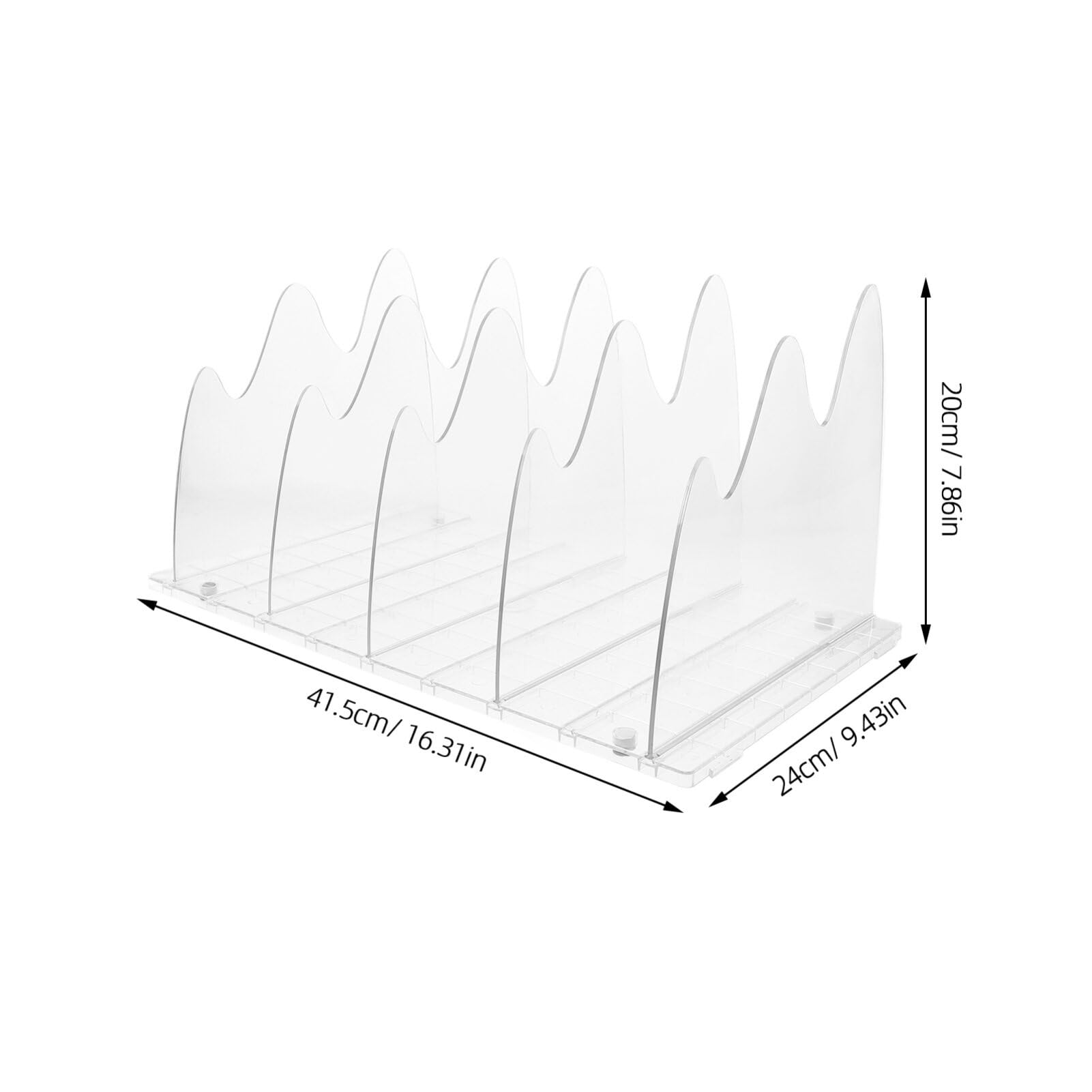 Organizador De Bolsos De Transparente Separador De Estantes para Armario Divisor De Compartimentos para Purse Estante De Almacenamiento De Bolsos y Accesorios