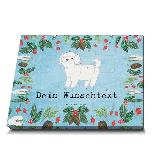 Mr. & Mrs. Panda Adventskalender mit Namen Malteser Moment Mit Füllung von 'Classic' - Personalisierte Geschenke, Geschenk, Personalisierter