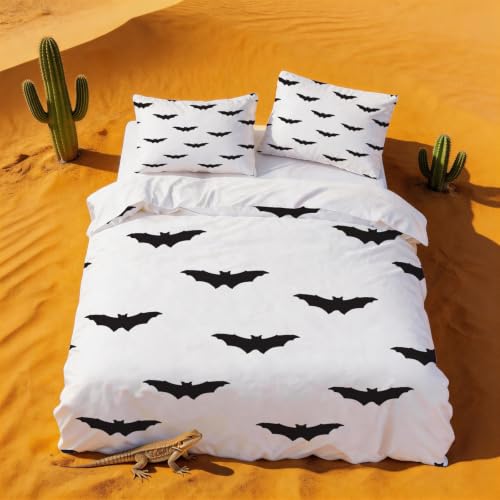 Set de housse couette microfibre doux 240x260 respirant et anti-plis - 5