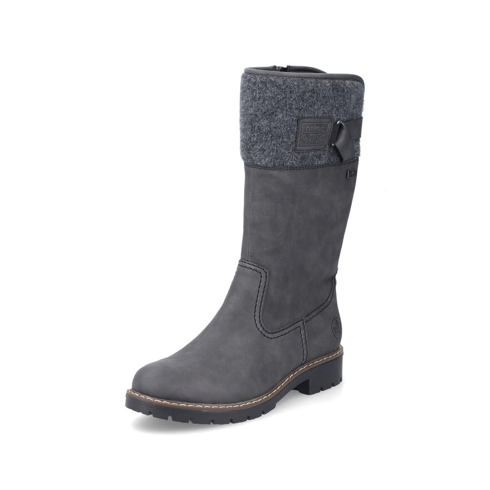 Rieker Damen Winterstiefel Y9190, Frauen Stiefel, wasserabweisend, riekerTEX