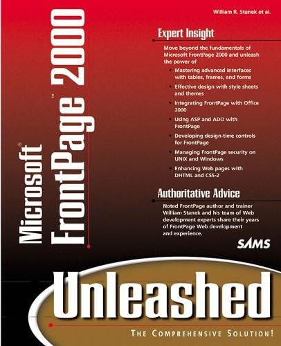  Microsoft Frontpage 2000: Unleashed