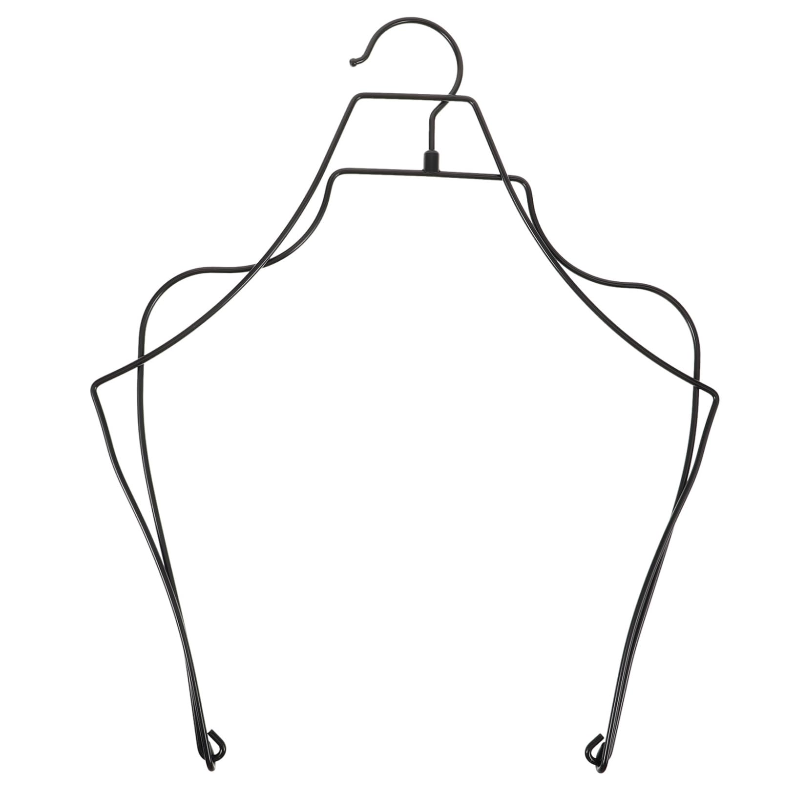 Zerodeko 3st Kleiderbügel Für Kinderbadebekleidung Aufhänger Badeanzug-kleiderbügel Für Gepolsterte Kleiderbügel Faltbar Hose Babysocken Black Stahlmaterial Mit Hohem Mangangehalt