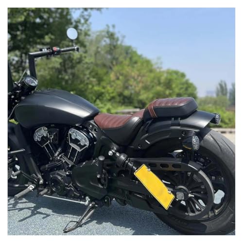 Cojín para asiento de motocicleta ideal para viajes en ruta con la Scout Bobber 4