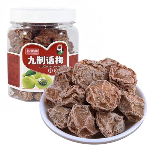 200g Nine-processed Plums ， Traditional Chinese Style Dried Plums, Sweet & Sour Snack with Natural Aroma, Resealable Pack for Daily Snacking​，Traditional Recipe | Sweet & Sour Snack | Thirst-Quenching