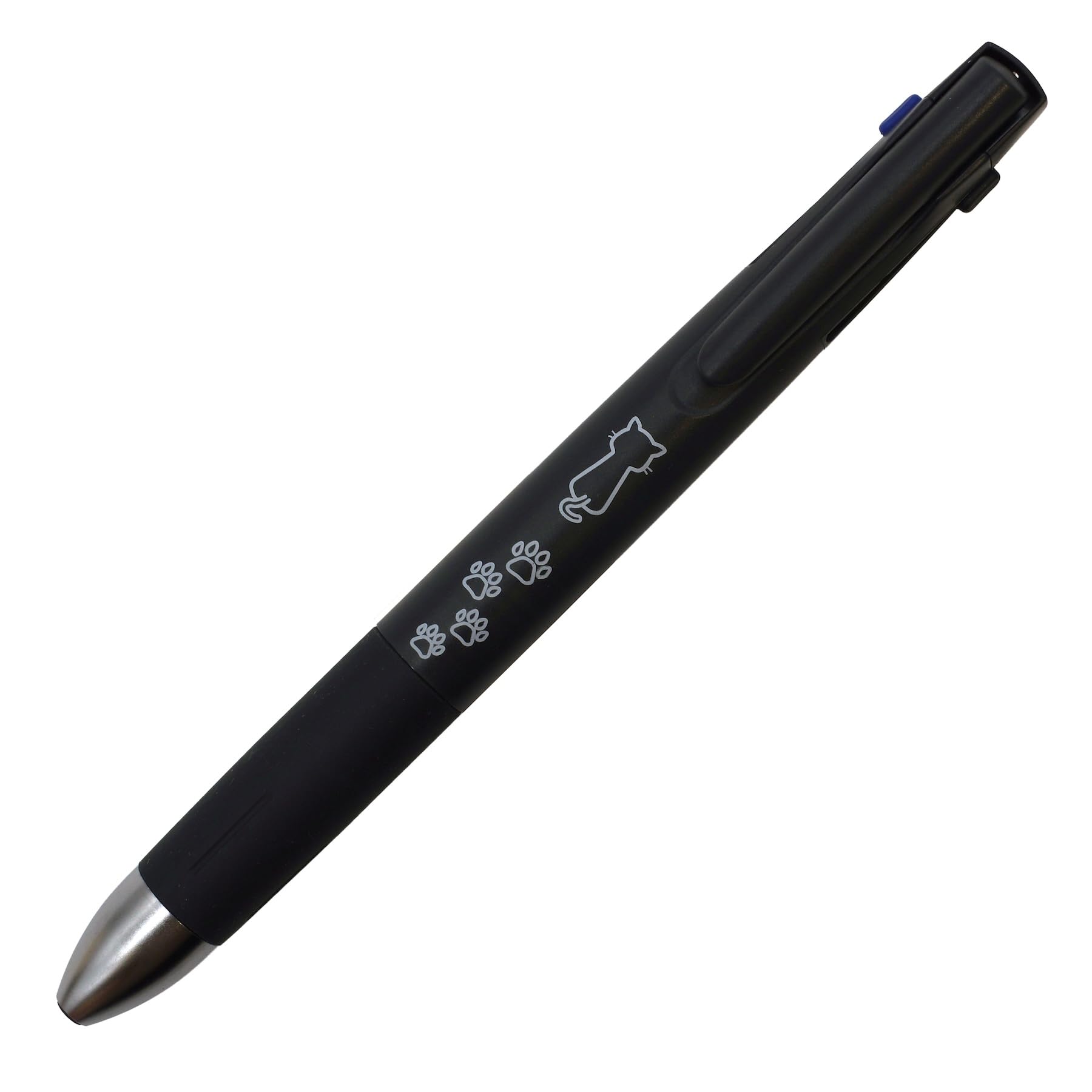 Amazon | 限定 ブレン4+S 0.5mm のんびり猫柄 複合筆記具【黒