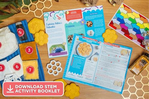 BāKIT Box Hexagon Honeycomb Sugar Cookie Decorating Kit - Homeschool Curriculum Geometry Kids Activities Baking Kit - STEM Birthday Gifts for Boys & Girls - Image 6