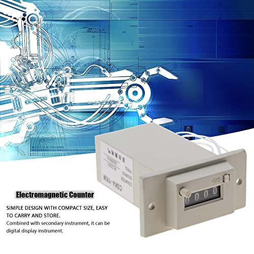 Image of YWBL-WH CSK4 YKW 4 Digit Electromagnetic Counter with Pulse Totalizer Function, AC 220V Digital Counter