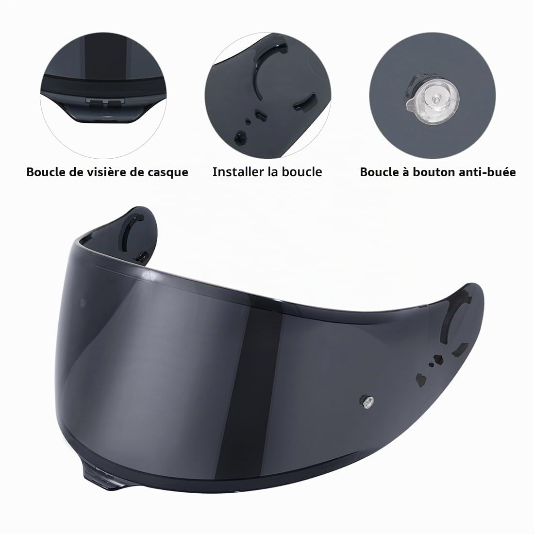 Visiere de Casque pour GT Air 3 CNS-1C Visiere Casque Moto | Remplacement de lentille de Casque de Visière de Casque de Moto