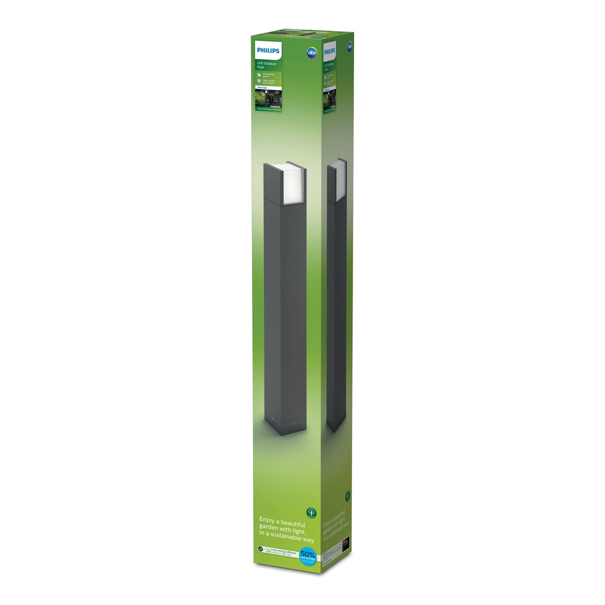 Philips Oprawy zewnętrzne Ultrawydajna lampa Arbour Antracytowy Latarnia