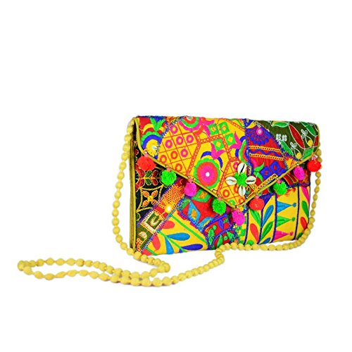 Buy JD Bags Cotton Leather Type Material With Snap Closure