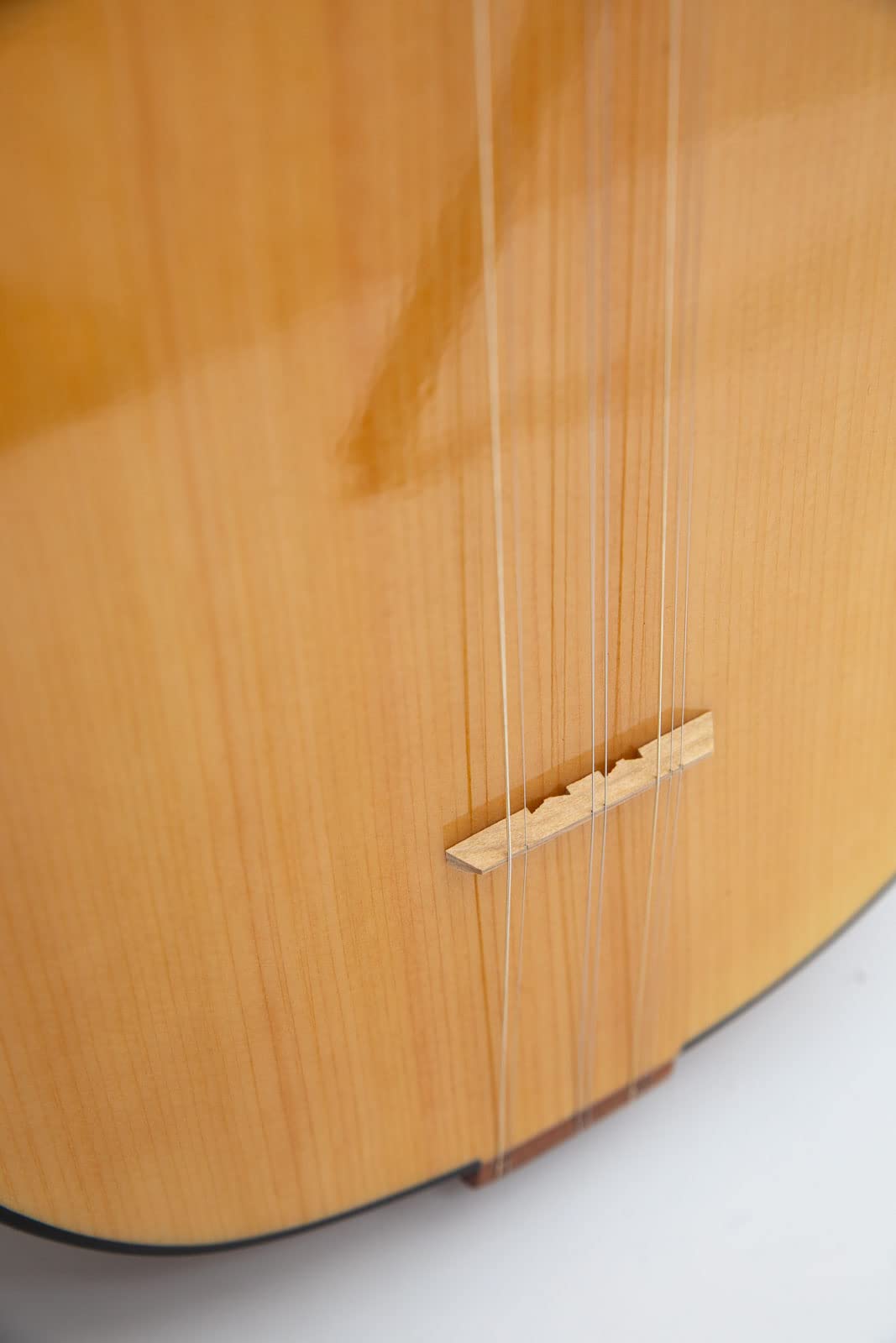 Long Neck Turkish Saz made of Cherry wood with Pickup, 100% handmade instrument - Image 3