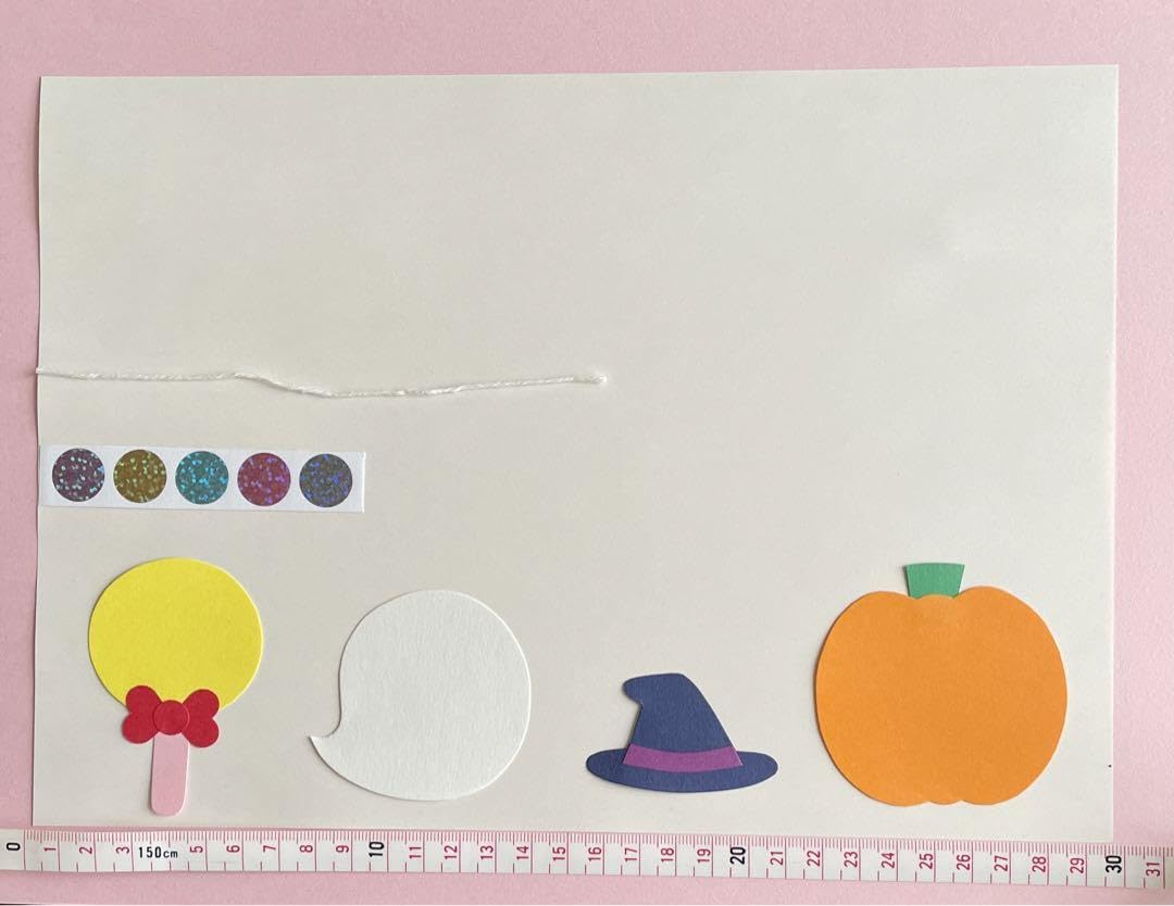 ハロウィン　リース　製作キット　壁面飾り　吊るし飾り　秋　保育　高齢者　クラフト ハロウィン おばけ 吊るし飾り 秋 保育 高齢者 壁面 クラフト