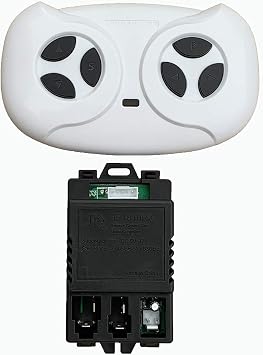 JR1810RX 5 Pin Childrens Electric Car 2.4G Bluetooth Remote Control and Receiver Kit Controller Control Box Accessories for Replacement Parts