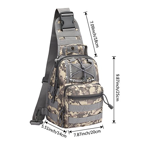 G4Free Tactical Assault Piccolo una Sling Molle Backpack Lichtgewicht Rugzak - Image 4