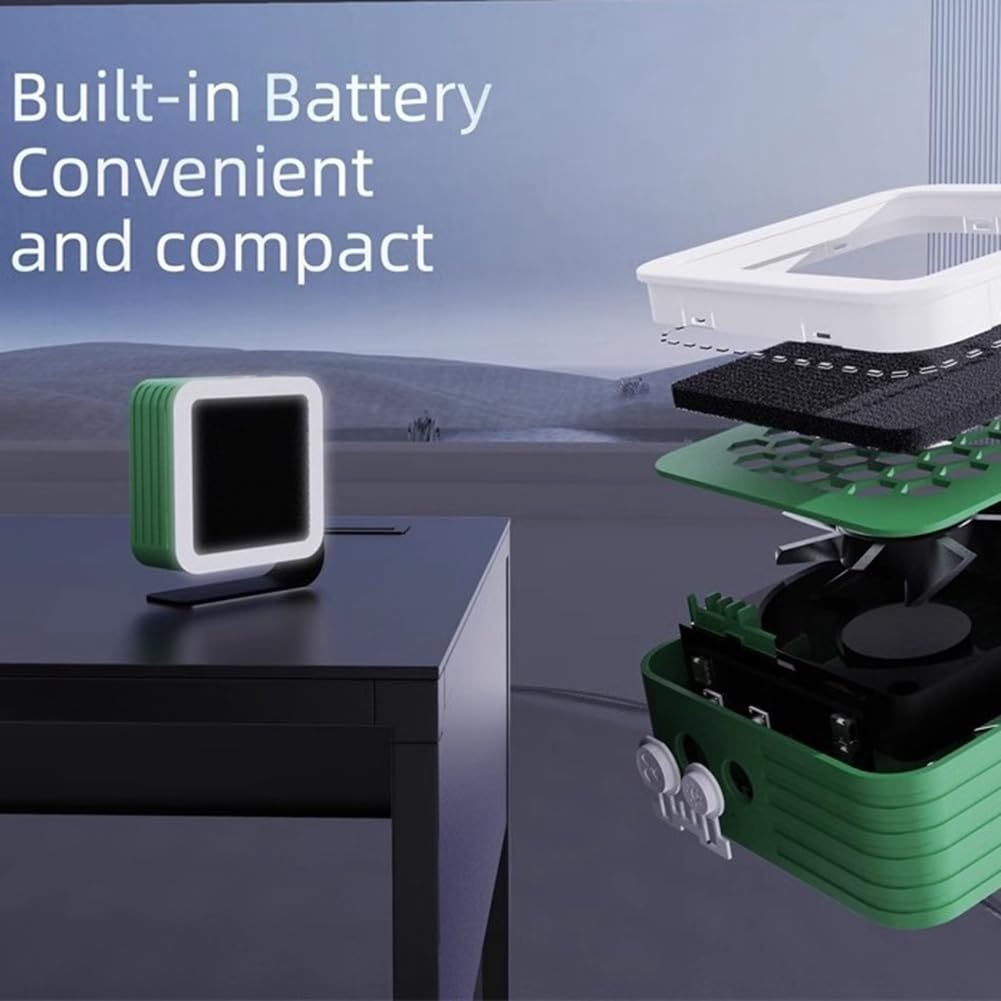 Aiolos Ventilateur Extracteur de Fumée avec Fonction de Refroidissement et Éclairage pour la Réparation de Soudure sur Carte Mère de Téléphone Portable