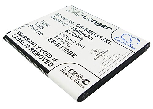 1500mAh Battery Replacement for Samsung Galaxy S Duos 3 SM-J105M SM-J106B Galaxy V Dual SIM SM-J105M/FDS SM-J105F/FDS SM-J106 Galaxy J1 Mini Prime 2016 Duos GH43-04256A EB-B130BE EB-BG313BBE (3.8V)