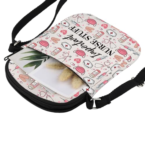 JXGZSO Nurse Crossbody Bag Important Nurse Stuff Shoulder Bag Crossbody Bag for Workouts, Outdoors, Medical Needs4
