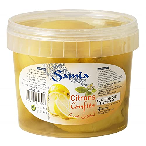 Samia – Limones confitados 500 g – 2 unidades – Se vende en un set