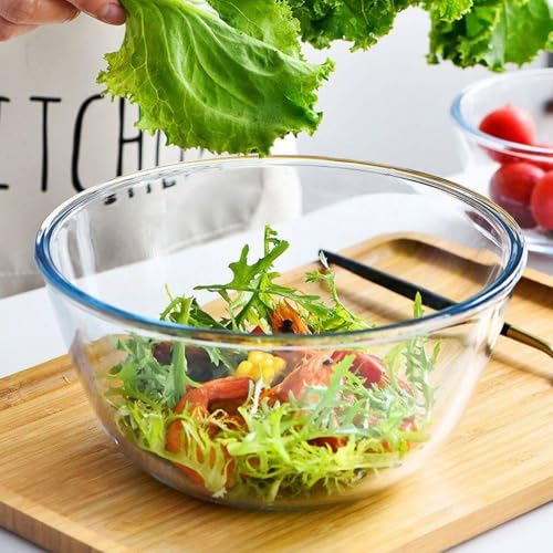 Tazones grandes de vidrio con tapa 4.7QT miniatura 3