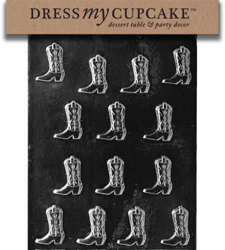 Dress My Cupcake Molde de caramelo de chocolate, botas de vaquero de Dress My Cupcake