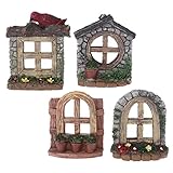 【Material】The miniature house is made of synthetic resin material, which is not easy to deform after long-term use. Size about 6.00X5.00X2.00cm/2.36X1.97X0.79inch