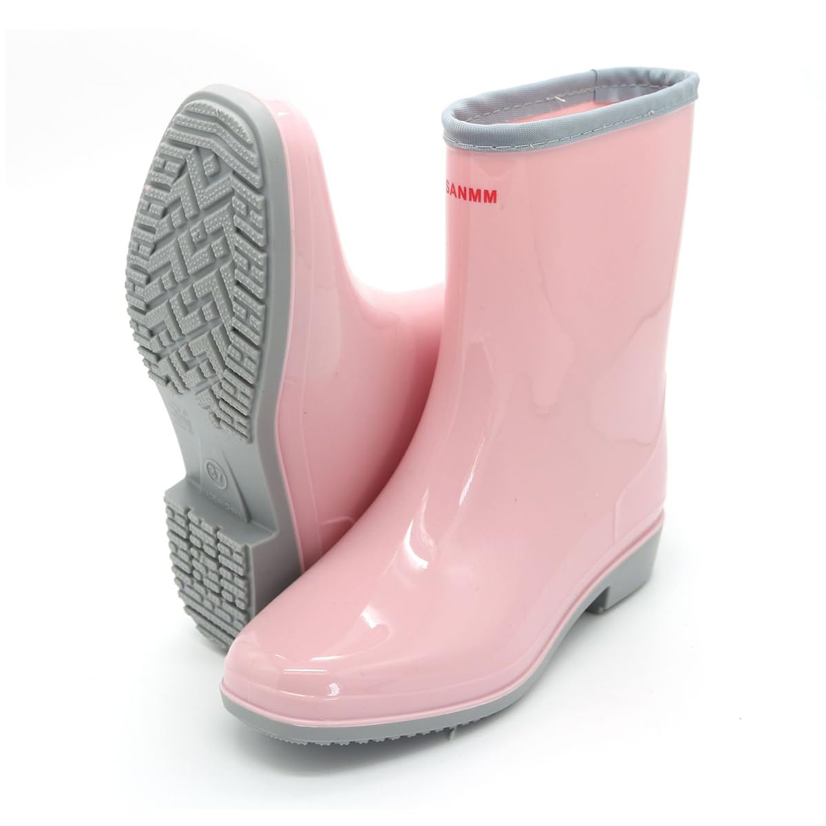 Botas de Lluvia Mujer Impermeable Botas de Agua Antideslizantes Zapatos de Jardinería