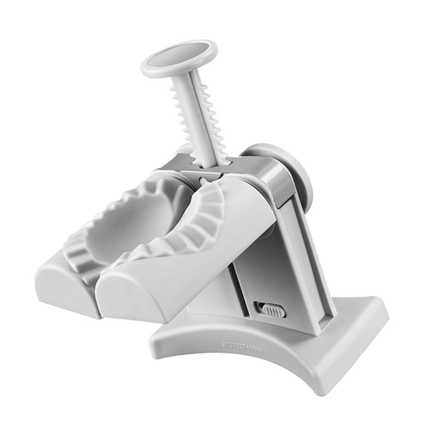 Xjdzineq Efficient Manual Dumpling Maker for Home Use Quick Press Action Ensures Closures Comfortable Grip Dishwasher Friendly Single