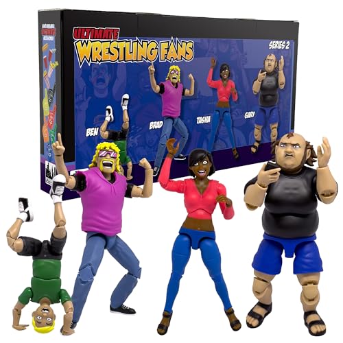 Ultimate Wrestling Crowd Fan Figures Four-Pack [Series 2]