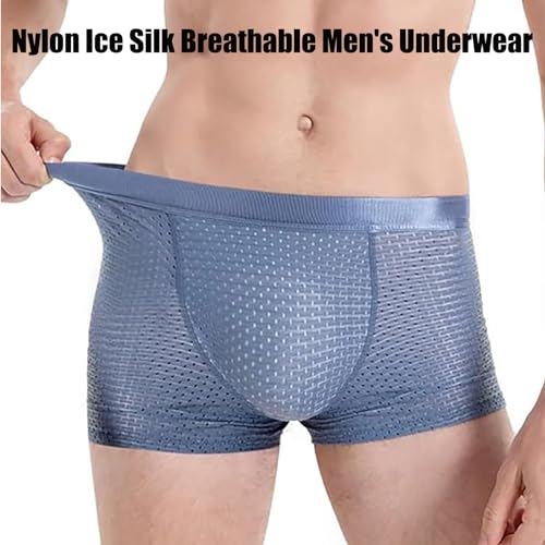 Nylon Ice Silk Breathable Men's Underwear, Ice Silk Men's Underwear, Mens Padded Underwear Butt Enhancer2
