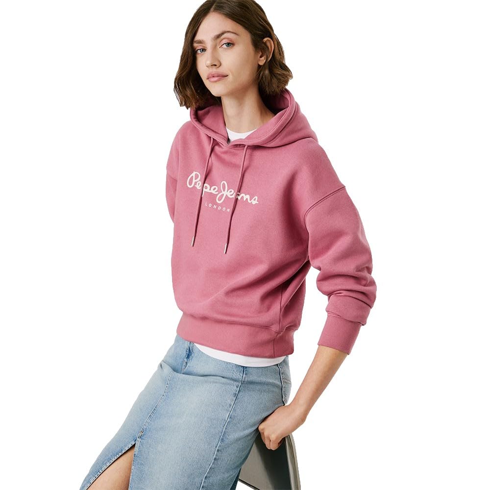 Pepe Jeans Baddy Hoodie Sudadera Mujer (Pack de 1)