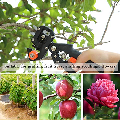 TIMESETL Grafting Tool Snoeischaar Kit,Enten Snijgereedschap Set Professionele Tuin Enten Snoeischaar Plant Tak Tak… - Afbeelding 8