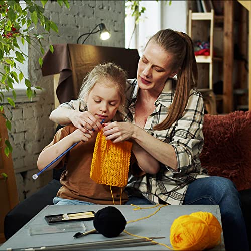 Image of Aeelike Tunisian Crochet Hooks Set with Cable, 11PCS Tunisian Crochet Hook 2-8 mm Aluminum 12 PCS Colorful Afghan Crochet Hooks 3.5-12 mm, Smooth Long Tunisian Crochet Hook with Cable for Beginner