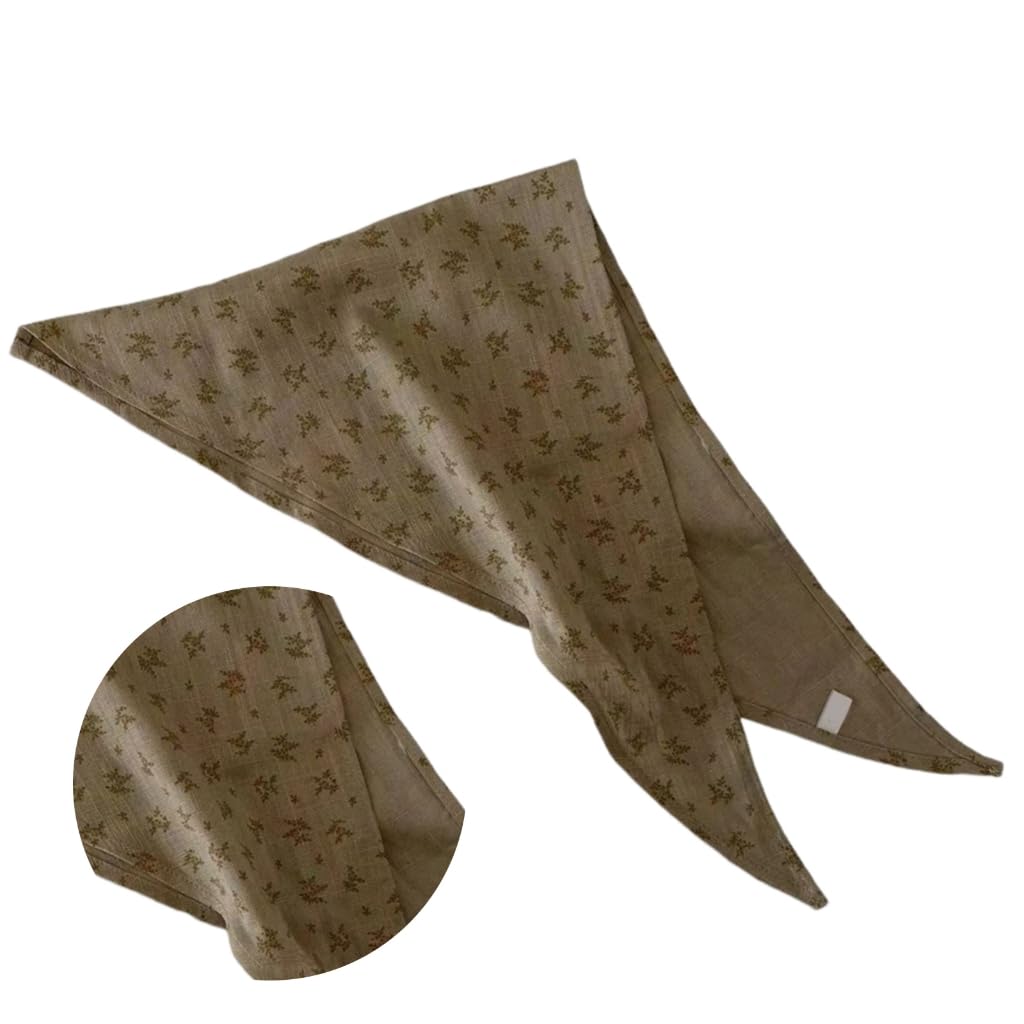 Fashionable Hair Scarf Headwrap for Girl Halloween Flower Pattern Bandana