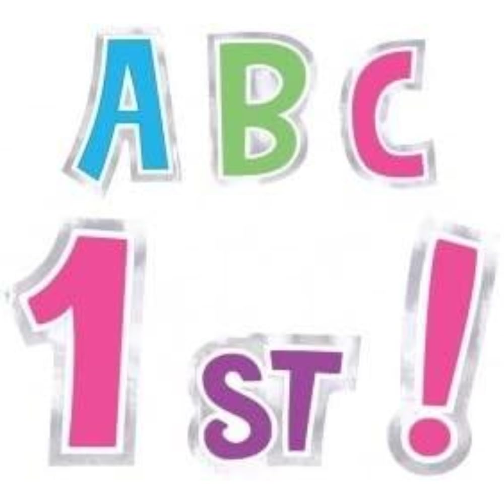 Amscan International Personalized Letter Stickers-1 PC Burbujas Calcomanías de letra J personalizadas, 1 unidad, estampado, color blanco, Talla única (Globalgifts 708602)