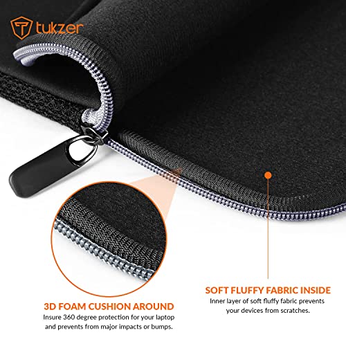 Image of Tukzer AirCase Travel Gadget Organizer Sleeve Case Cover Pouch, Neoprene Storage Case for Charger, Adapter, Pen Drive, Memory Cards Cables, Electronics Accessories, Toiletry Kits - Maroon