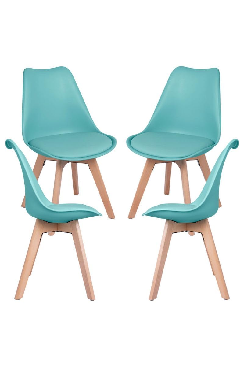 Regalos Miguel - Packs Sillas Comedor - Pack 4 Sillas Synk Basic - Aguamarina