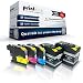 Produktbild 5X Print-Klex Tintenpatronen kompatibel für Brother MFC-J6925DW LC12E-BK LC12E-C LC12E-M LC12E-Y Schwarz Cyan Magenta Yellow - Sparpack - Premium Pro Serie