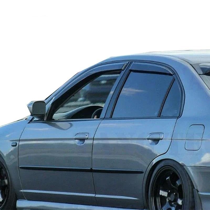 Déflecteurs de fenêtres haut de gamme Civic Berline 2001-2005