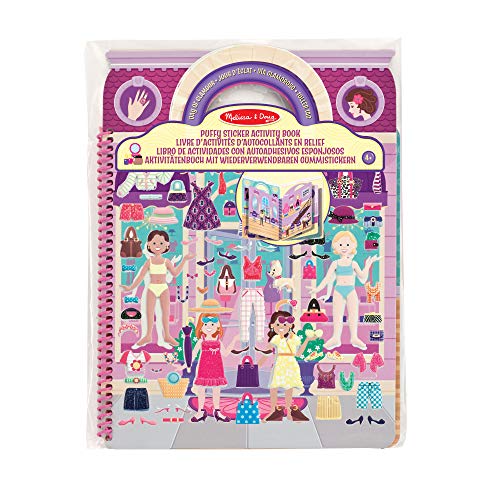 Melissa & Doug- Day of Glamour Quaderno di attività con Adesivi,...