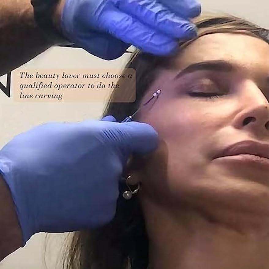 Miniatura 3 de Pdo Pcl Multi Hilos, 23G38MM, para estiramiento facial, eliminación de arrugas Nasolabial L-Tipo, 20 piezas... (PDO)