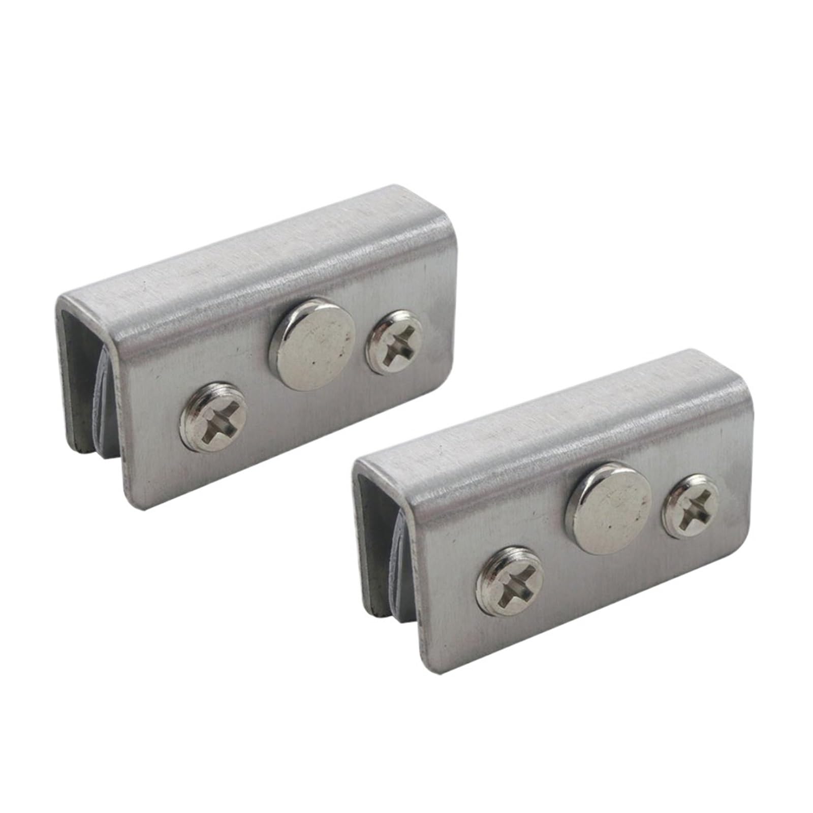 Charnière de porte en acier inoxydable pour douche et verre poli