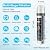 WINGSOL WINGSOL Under Sink Water Filter System with Stainless Steel Faucet, Reduces Chlorine, Heavy Metals, Bad Taste, Sediment, NSF/ANSI 42&53, 8K, Easy Installation Sink Water Filter, Black Faucet