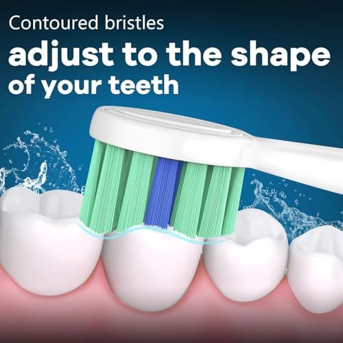 Image of Rechargeable Electric Toothbrush USB, Teeth Cleaning Tools, Waterproof Toothbrush, Electric Toothbrush For Woman with 3 Tooth Brush Head & 1 USB, Multicolour, 1 Pcs