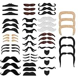 Allgemeine Größe: Stabil, tragefreundlich & passt optimal - der Bart zum Ankleben sollte dank der universellen Größe in jedes Gesicht passen. Mundbereich zuschneidbar