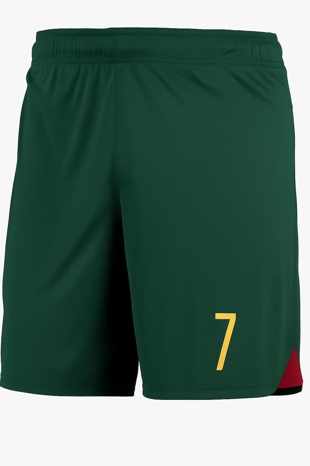 Sports Soccer Football Portugal Jersey Ronaldo 7 Home Kit Jersey Set T-Shirt with Green Shorts(Kid's,Boy's & Men) (6_7 Years, Multicolor) 3