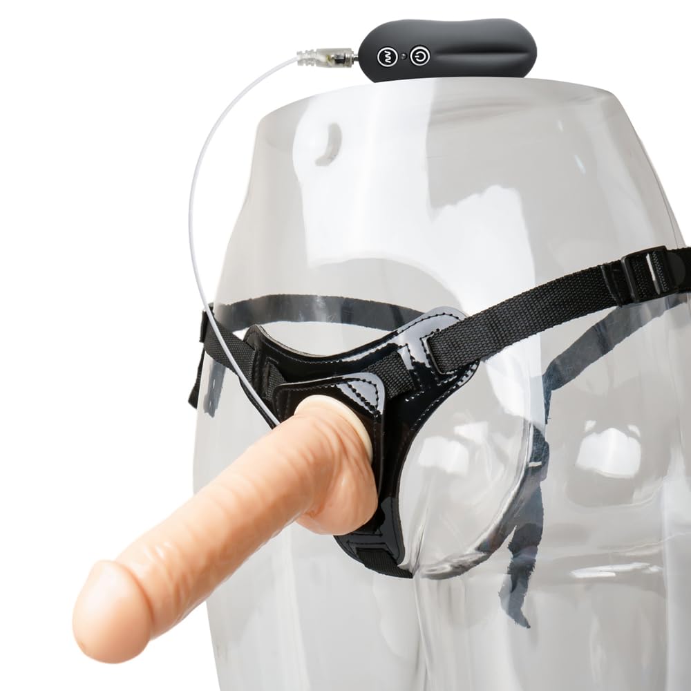 BeHorny Strap on Dildo Harness, Remote Control, 10 Speed/Function, Realistic Penis Shape