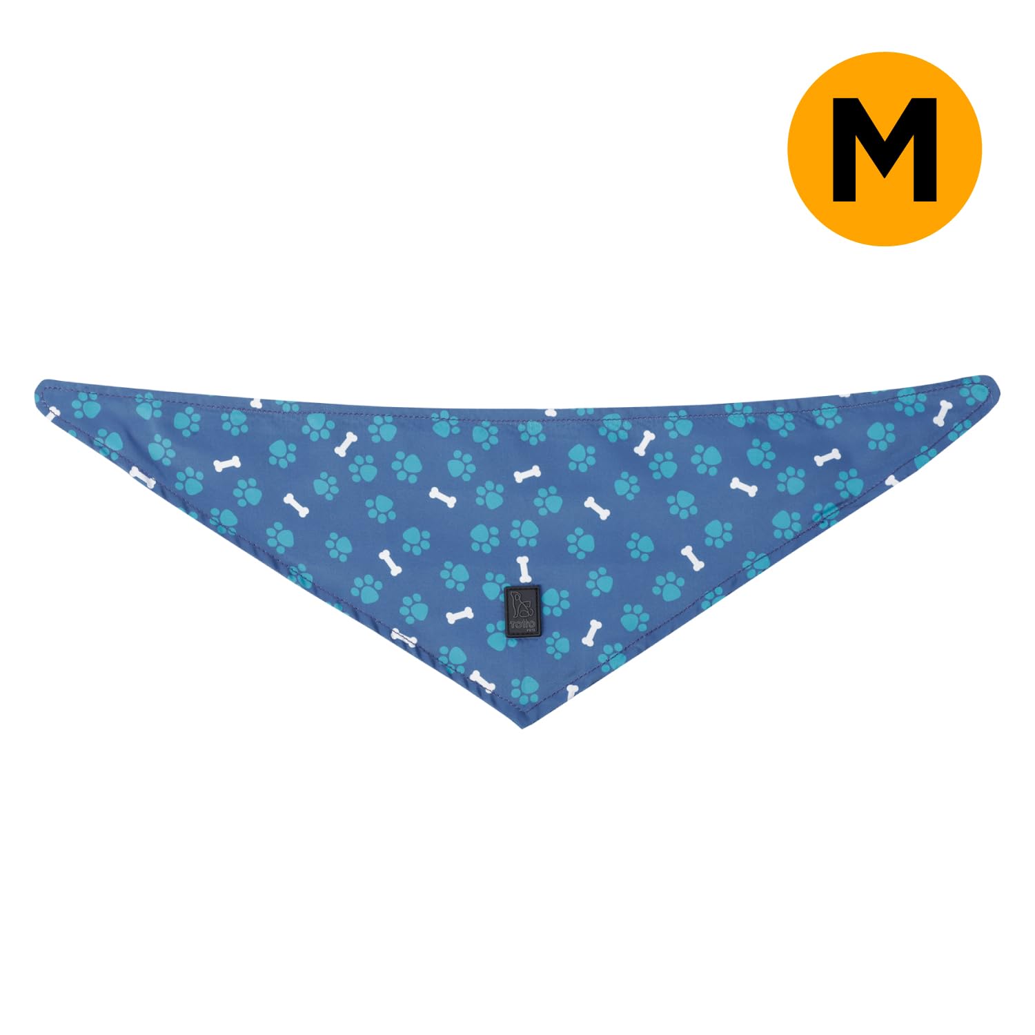 TOTTO, Dog Bandana, Size M, Double Sided with Different Print, Accessories for Dogs Made with 100% Polyester - Image 3