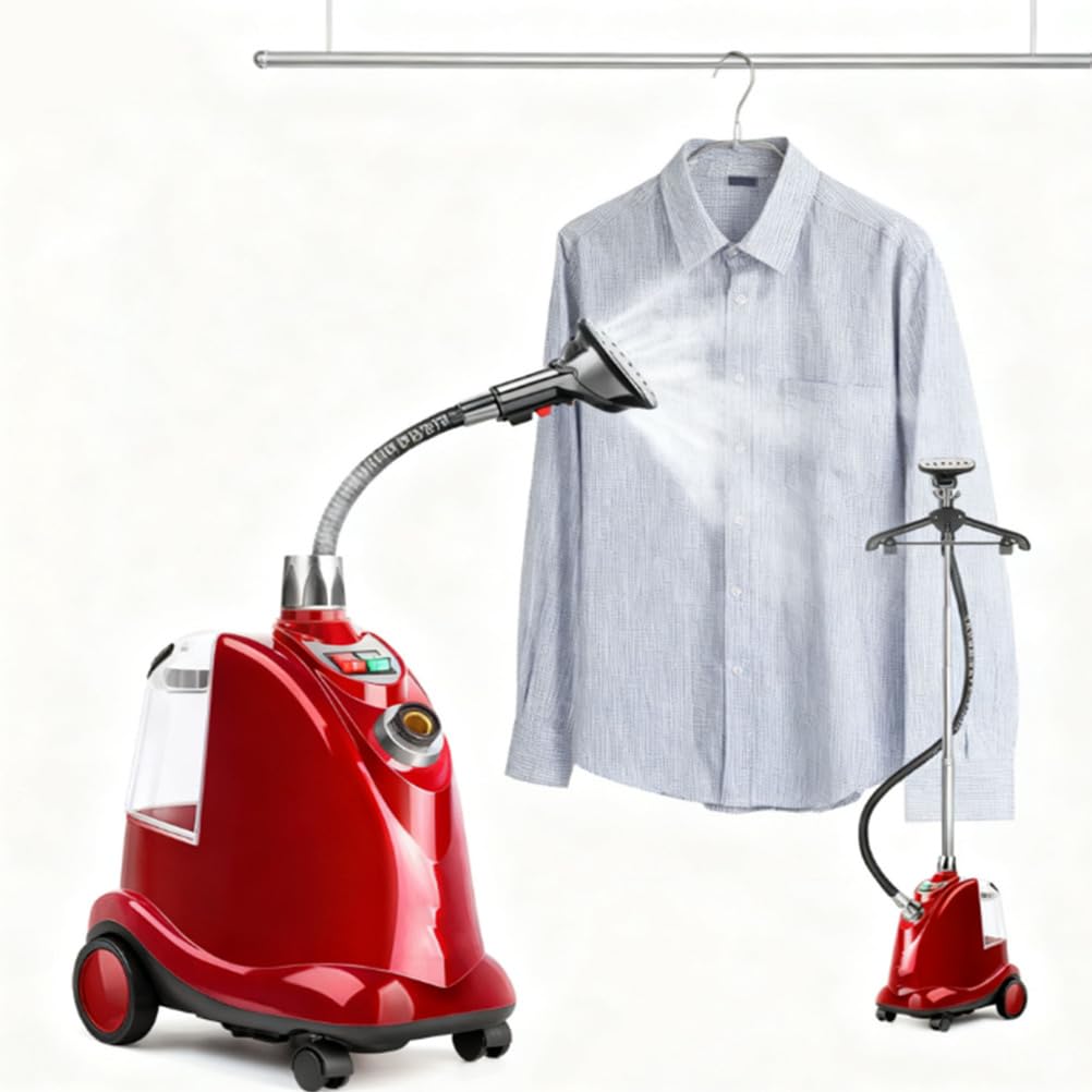 Hochleistungs-Bügelmaschine, 10-stufig einstellbarer Kleidungsdampfer, 3L großer Wassertank, für Vorhang- und Bekleidungsgeschäfte (2000W-220V)