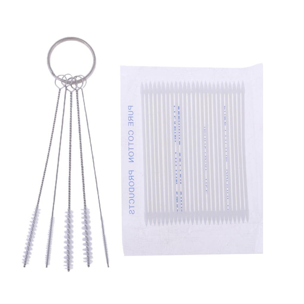 Spray Pen Cleaning Brushes & Cotton Swabs Set Maintenance Tool for Airbrush | Decorative | Vintage | Retro | Collector's Item-image-46